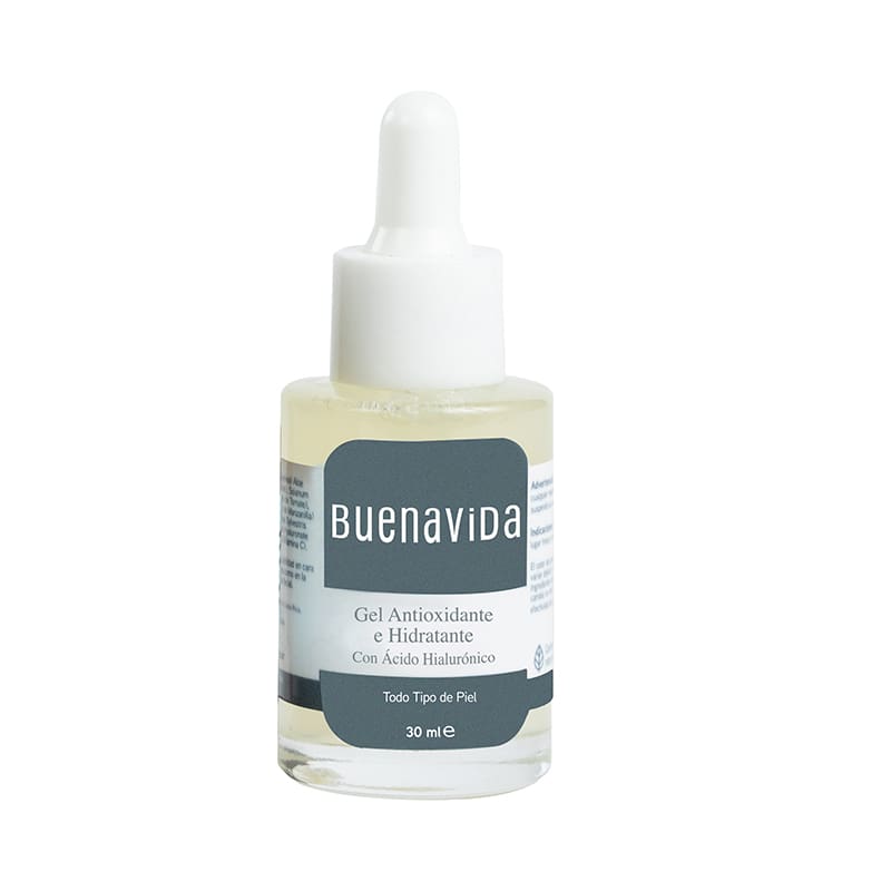Gel Facial Antioxidante Con Ácido Hialurónico Todo Tipo De Piel