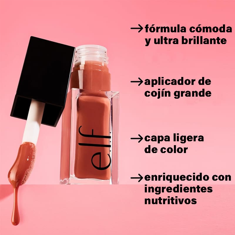 Aceite labial e.l.f. cuarzo rosa