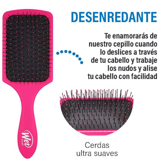 Selecto cepillo para cabello de My Wet Brush Pro Rosado